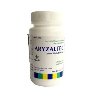 Aryzaltec Ceti 10mg Thành Nam (C/100v) - Thuốc điều trị các triệu chứng viêm mũi dị ứng mãn tính và viêm mũi dị ứng theo mùa, mày đay mãn tính vô căn ở người lớn và trẻ em trên 12 tuổi